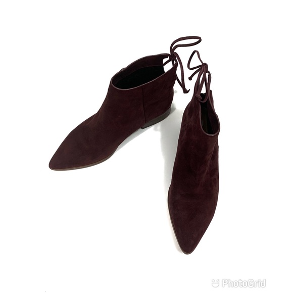 LIKE NEW ANTHROPOLOGIE Splendid Suede Booties Sz 6 - Picture 4 of 9